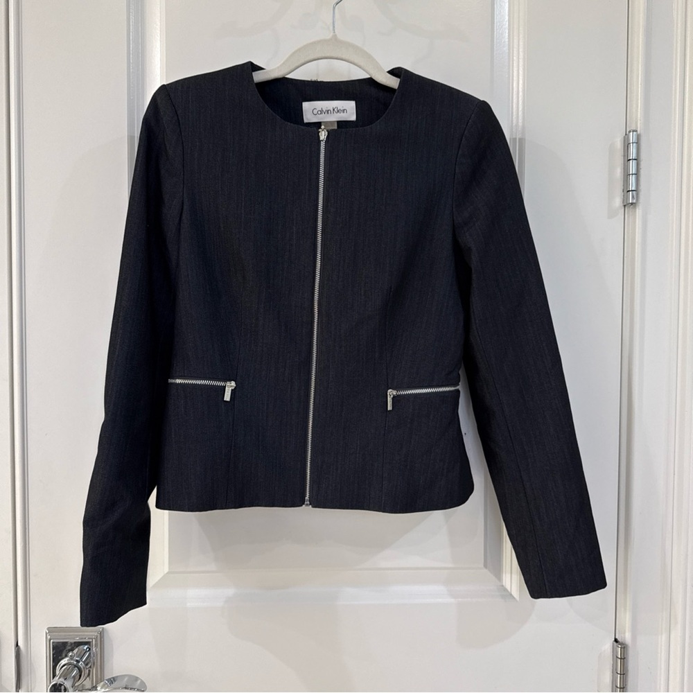 Calvin Klein Women's Blue Jacket